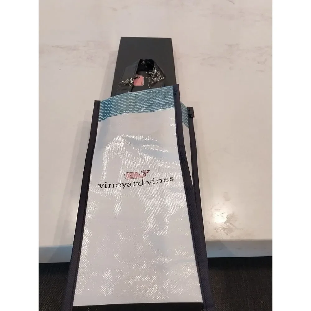 Vineyard Vines Red Geometric Silk Tie